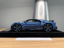 Load image into Gallery viewer, Bugatti Chiron Super Sport 300 - Blue Carbon Stripe - 1:18
