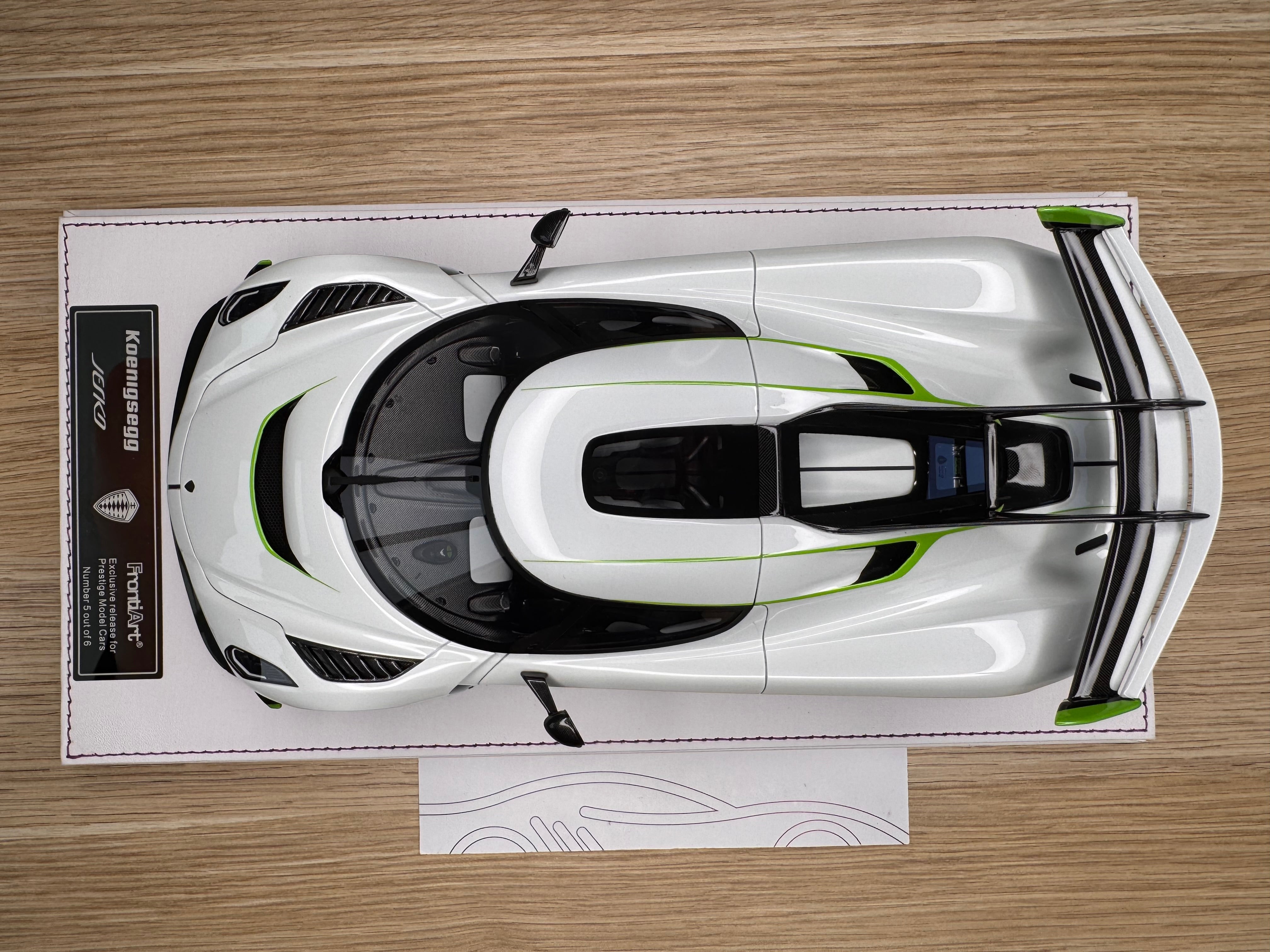 Koenigsegg Jesko 7362 PMC Special Project - Crystal White - 1:18