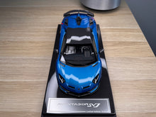 Load image into Gallery viewer, Lamborghini Aventador SVJ - Blu Uranus - 1:18
