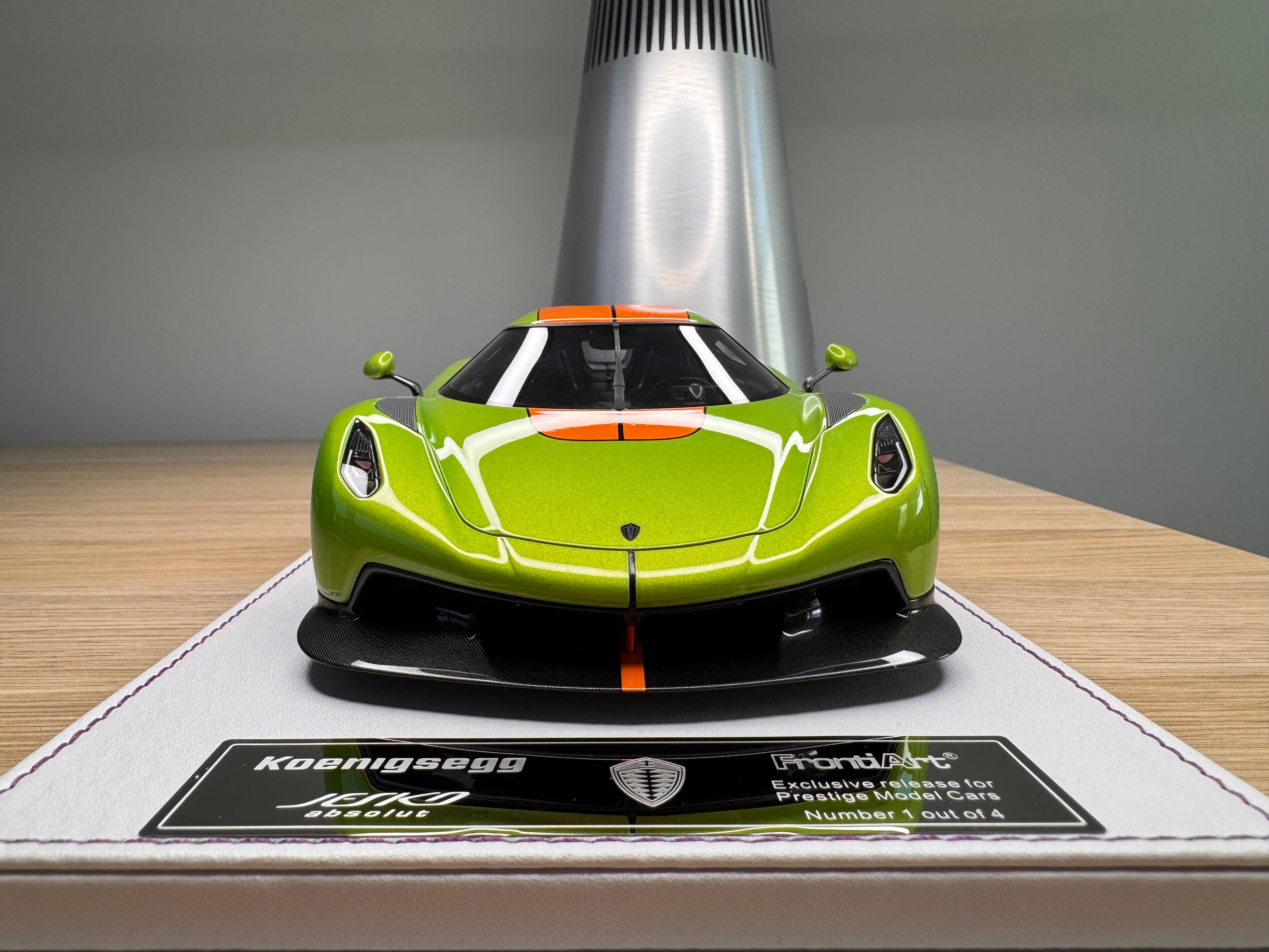 Koenigsegg Jesko Absolut 7373 PMC Special Project - Jesko Green - 1:18
