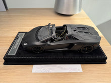 Load image into Gallery viewer, Lamborghini Aventador LP700-4 Roadster - Matte Black - 1:18
