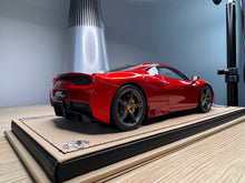 Load image into Gallery viewer, Ferrari 458 Speciale - Rosso Fuoco Limited Edition 1 of 1 - 1:18
