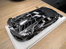 Load image into Gallery viewer, Lamborghini Aventador SVJ - Black Luminous - 1:18

