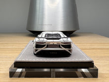 Load image into Gallery viewer, Lamborghini Aventador SV - Gloss White / Black Stripes - 1:43
