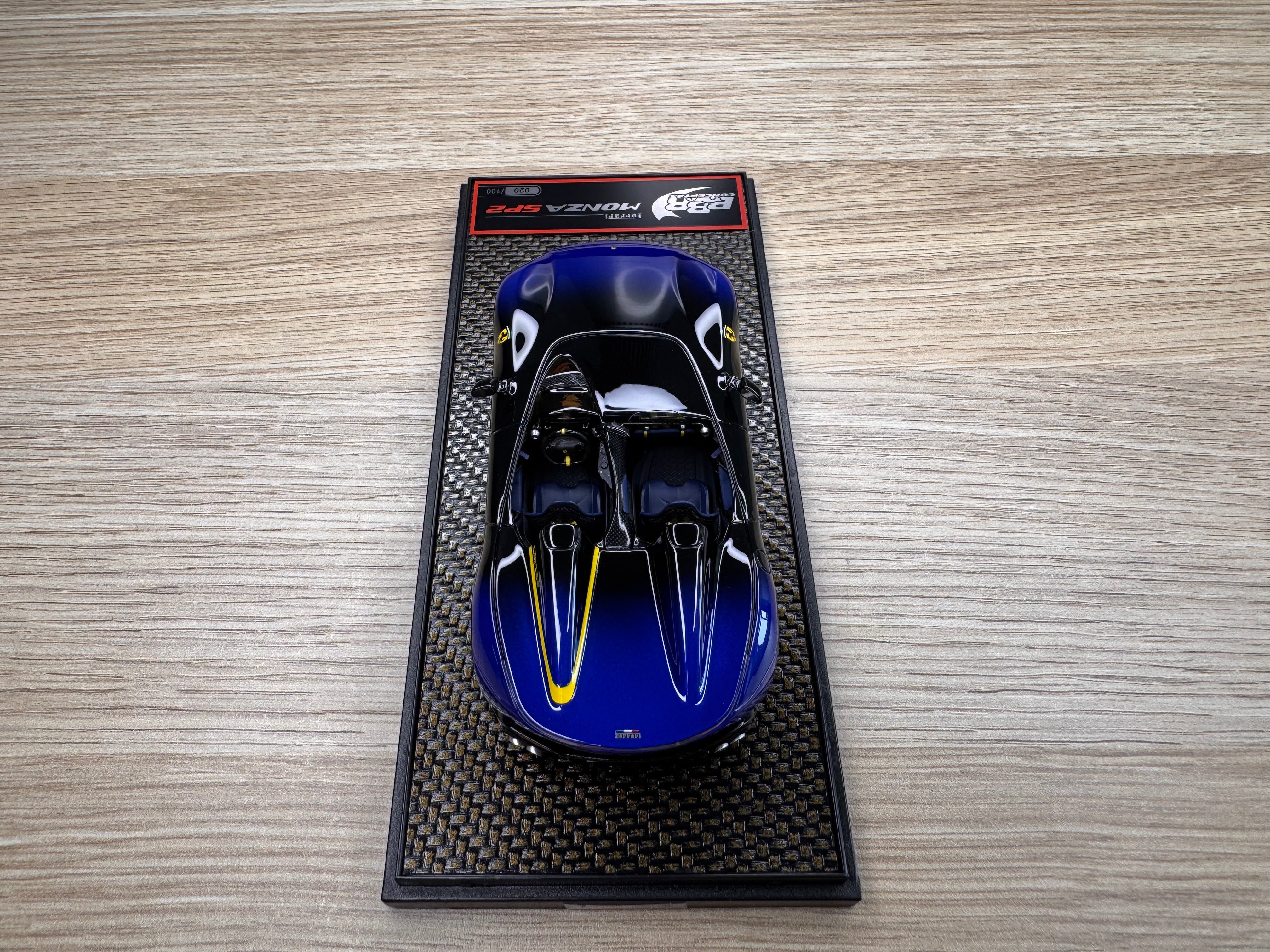 Ferrari Monza SP2 - Blu Viery - New Black Daytona - 1:43