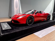Load image into Gallery viewer, Ferrari 458 Speciale Aperta - Rosso Efesto - 1:18
