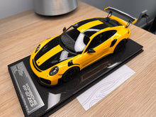 Load image into Gallery viewer, Porsche 911 GT2RS - Racing Yellow - 1:18
