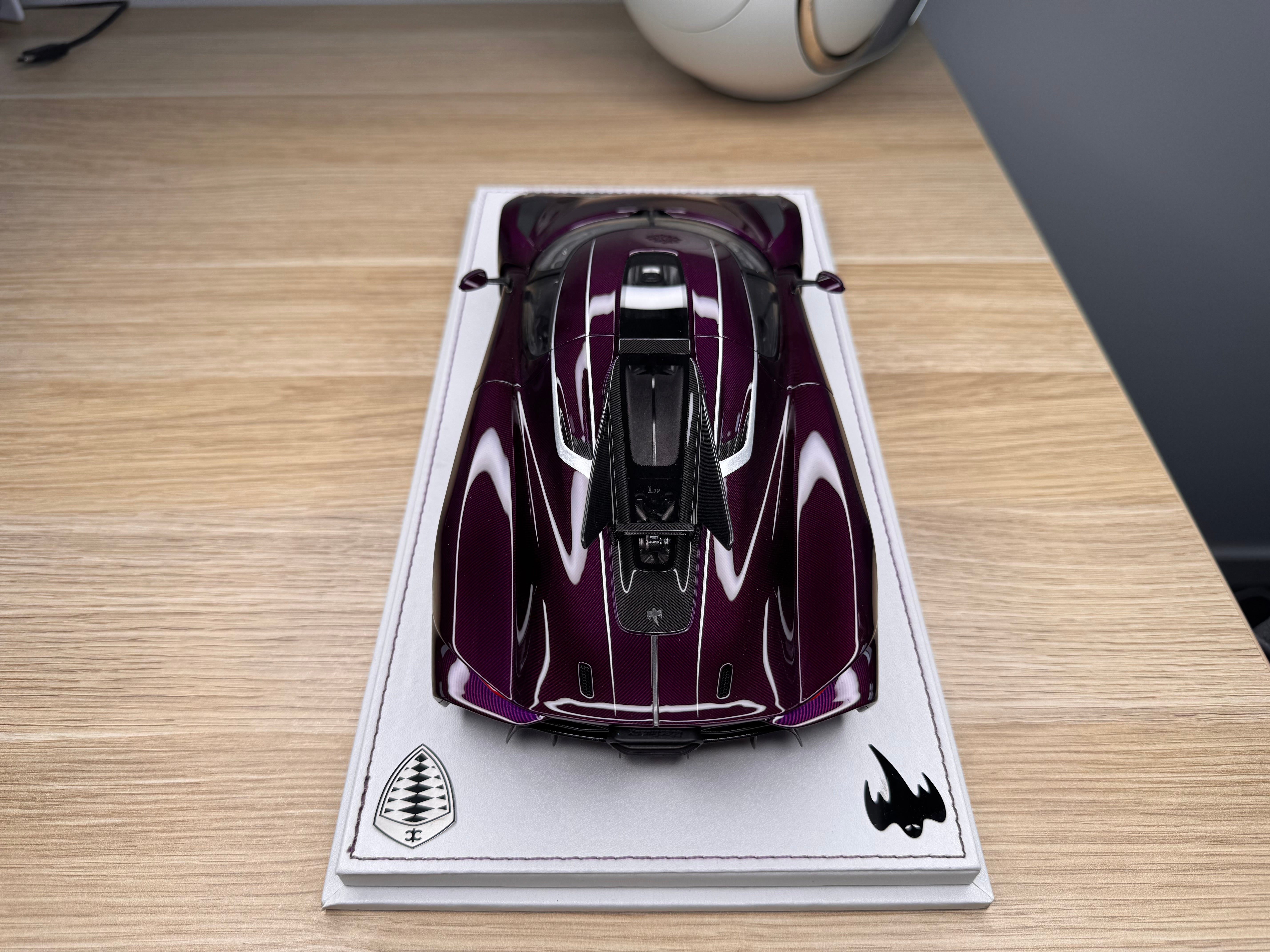 Koenigsegg Jesko Absolut PMC Special Project - Purple Tinted Carbon - 1:18