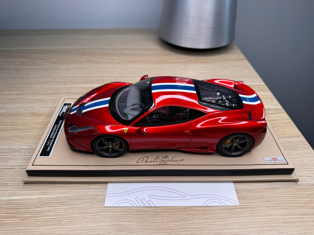 Ferrari 458 Speciale - Rosso Fuoco Limited Edition 1 of 1 - 1:18