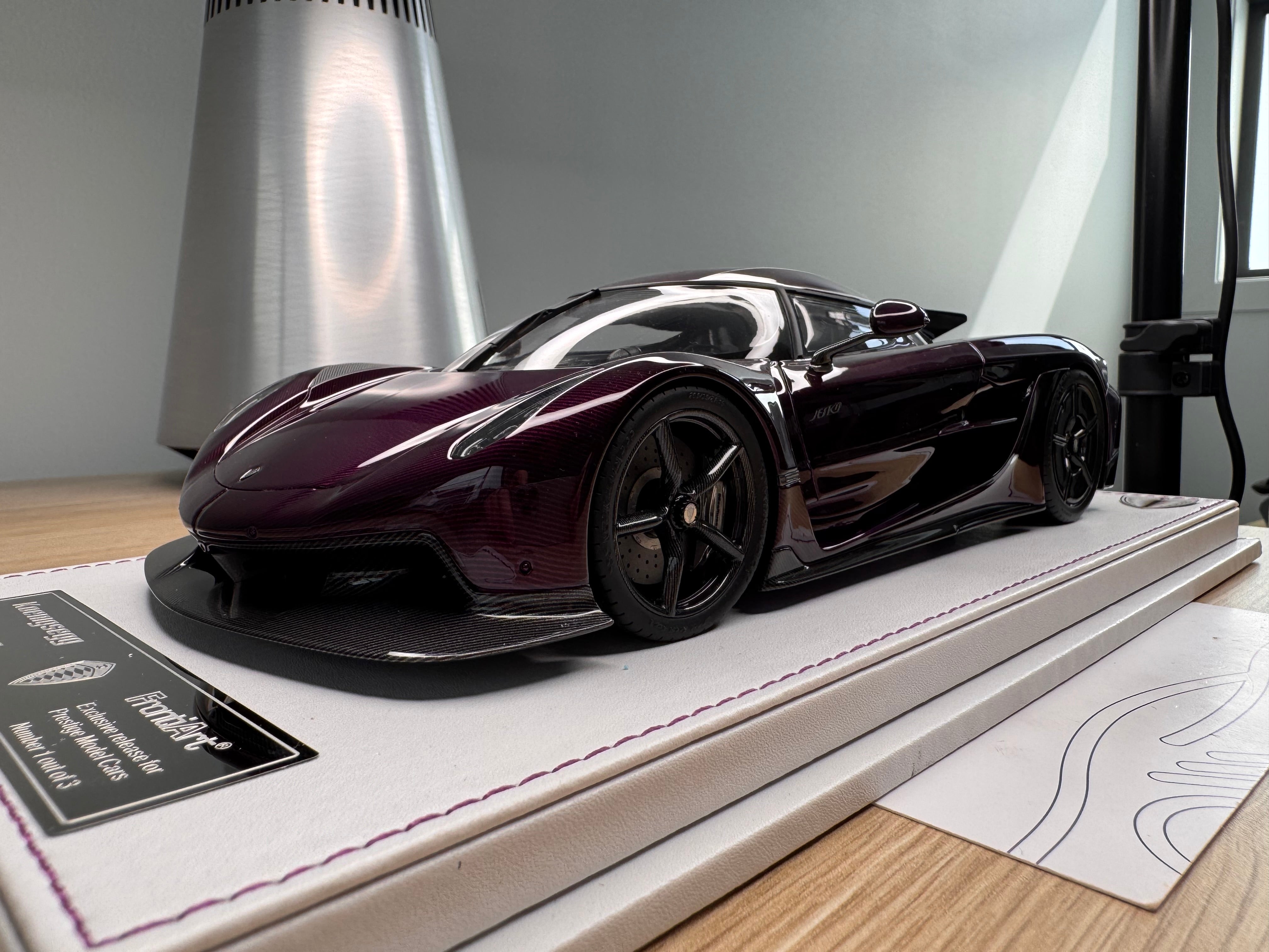 Koenigsegg Jesko Absolut PMC Special Project - Purple Tinted Carbon - 1:18