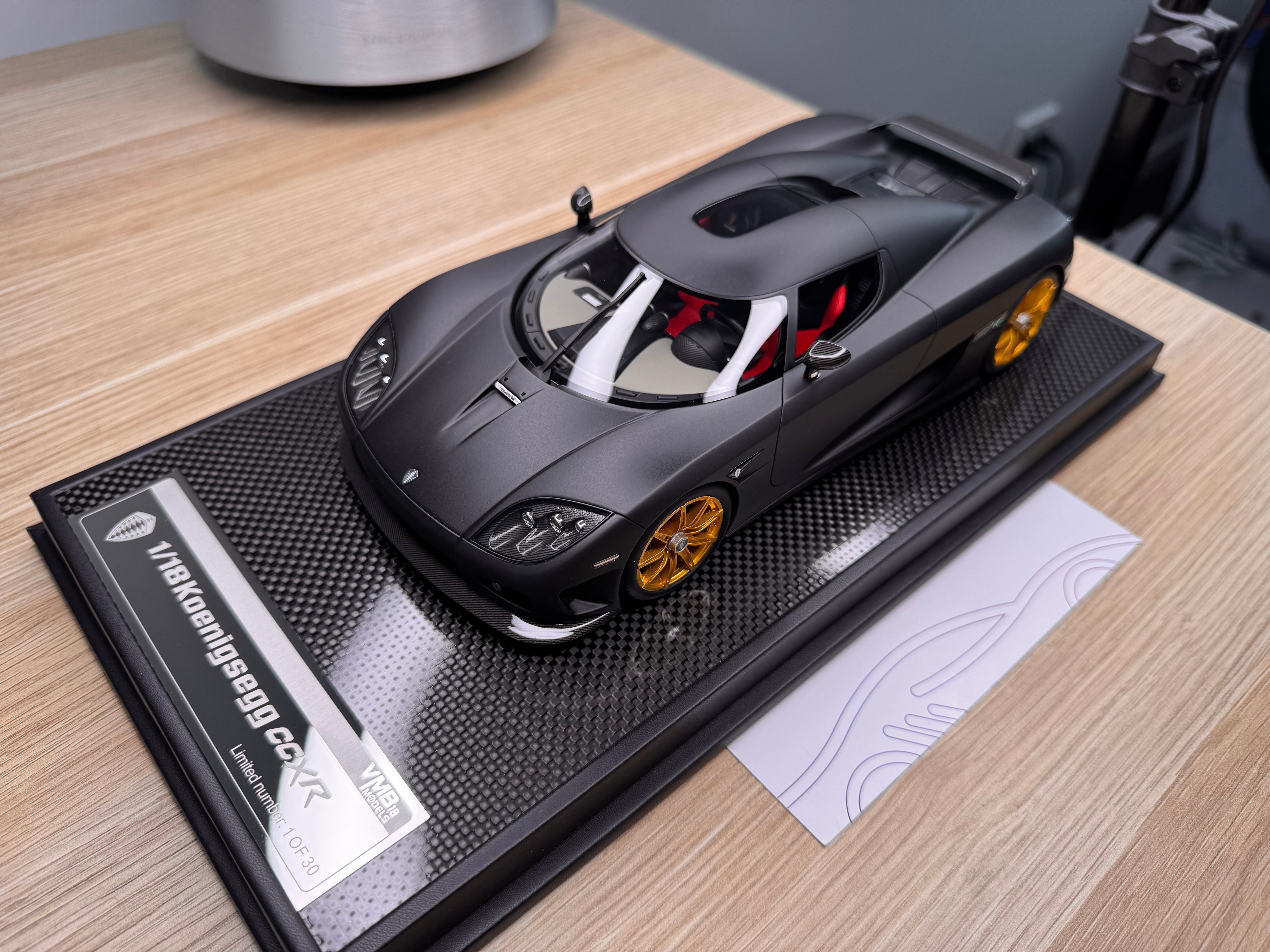 Koenigsegg CCXR - Storm Black (matte) - 1:18