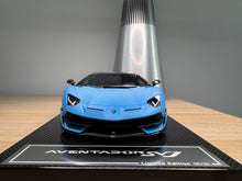 Load image into Gallery viewer, Lamborghini Aventador SVJ - Blu Seiler - 1:18
