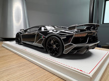 Load image into Gallery viewer, Lamborghini Aventador SVJ - Black Luminous - 1:18
