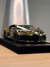 Load image into Gallery viewer, Bugatti Divo - Black with Gold Stripes - 1:18
