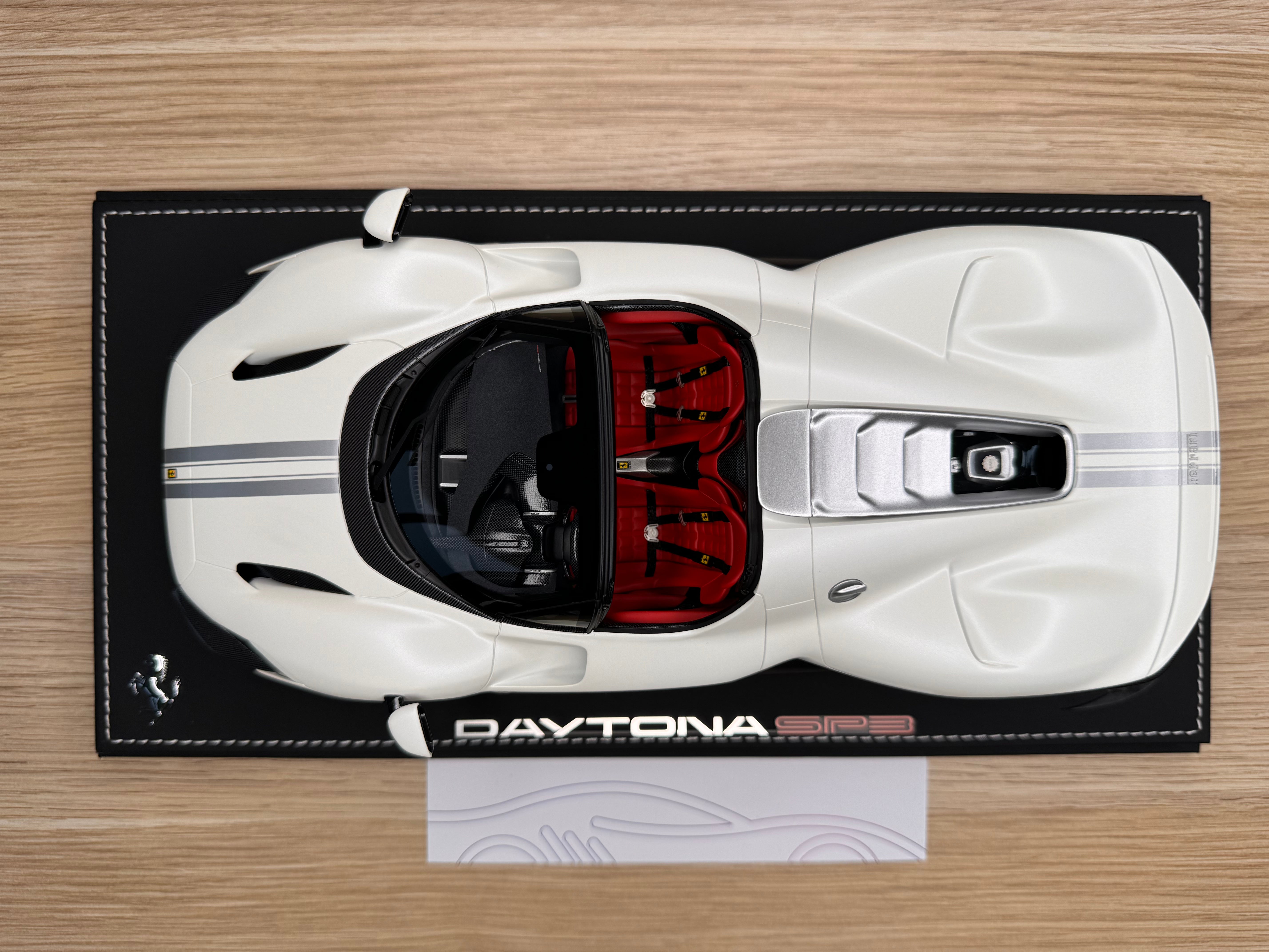 Ferrari Daytona SP3 - BBR Pearl White - 1:18