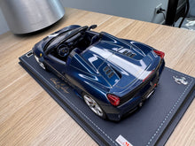 Load image into Gallery viewer, Ferrari 458 Speciale A - Blu NART Bullet 1 of 1 - 1:18
