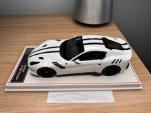 Load image into Gallery viewer, Ferrari F12tdf - Fuji White 2 stripes - 1:18
