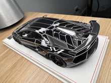 Load image into Gallery viewer, Lamborghini Aventador SVJ - Black Luminous - 1:18
