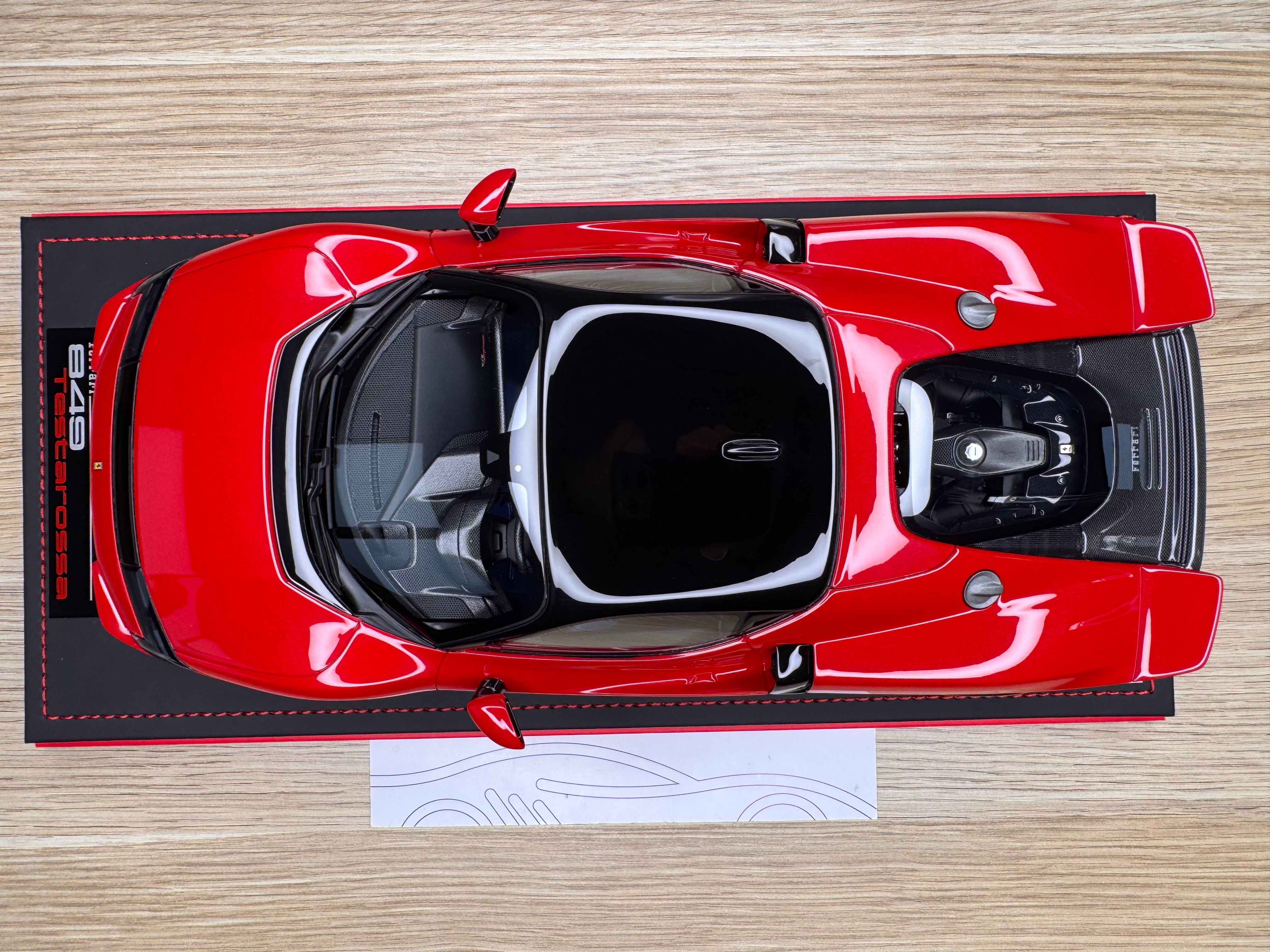 Ferrari 849 Testarossa - Rosso Fiammante - 1:18