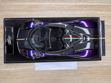 Load image into Gallery viewer, Pagani Zonda Cinque Roadster - Chameleon Purple / Carbon - 1:18
