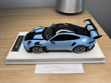Load image into Gallery viewer, Porsche 911 992 GT3RS - Baby Blue - 1:18
