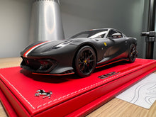 Load image into Gallery viewer, Ferrari 812 Competizione - C Leclerc matte black - 1:18
