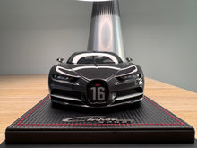 Load image into Gallery viewer, Bugatti Chiron Sport - Grey Carbon with Gris Rafale Frame - 1:18
