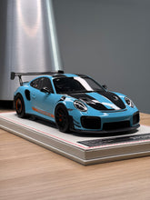 Load image into Gallery viewer, Porsche 911 GT2RSMR - Gulf Blue - 1:18
