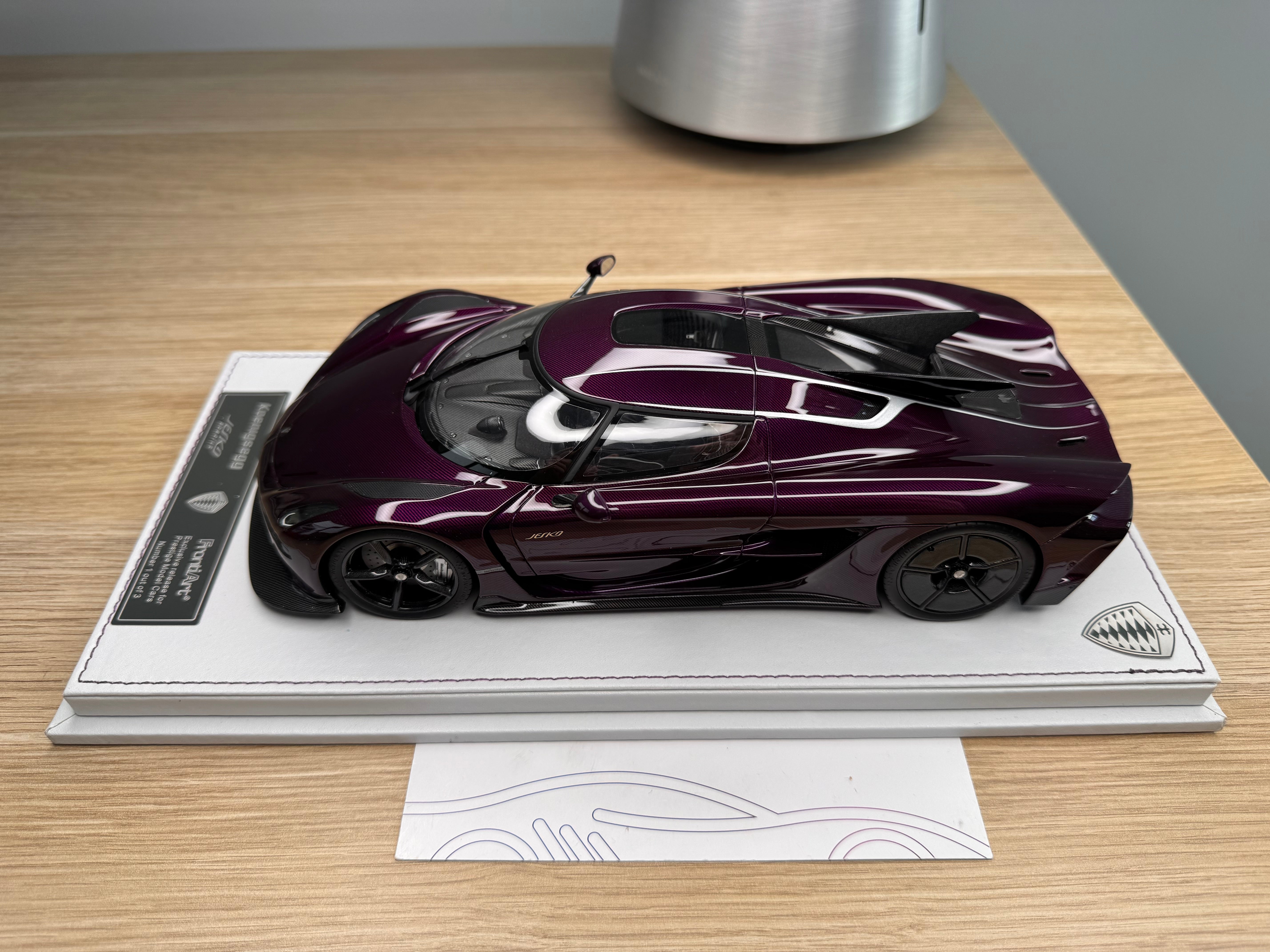 Koenigsegg Jesko Absolut PMC Special Project - Purple Tinted Carbon - 1:18