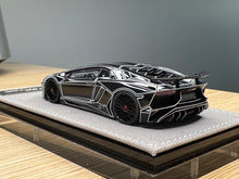 Load image into Gallery viewer, Lamborghini Aventador SV - Gloss Black / Luminous Stripes - 1:43
