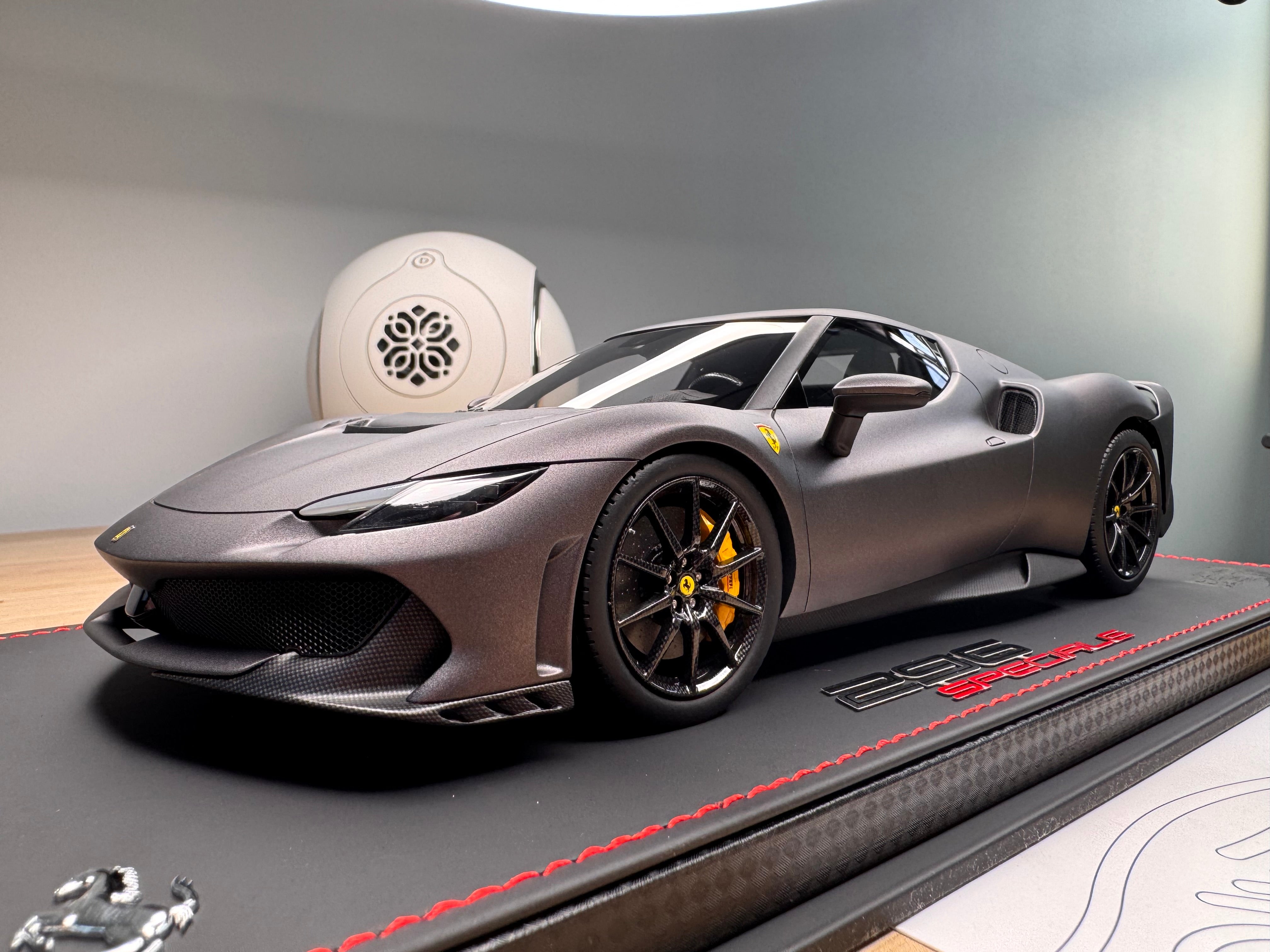 Ferrari 296 Speciale - Grigio Silverstone matte LE12 - 1:18