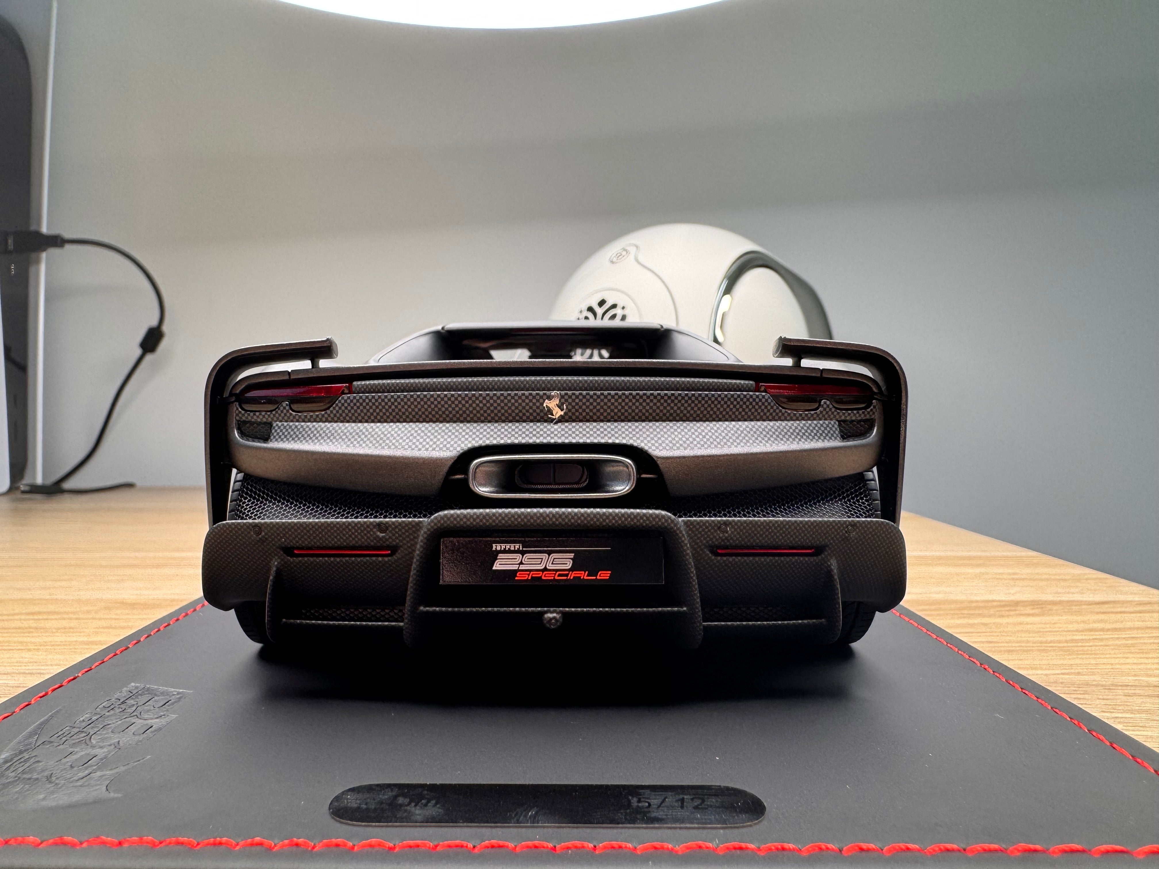 Ferrari 296 Speciale - Grigio Silverstone matte LE12 - 1:18