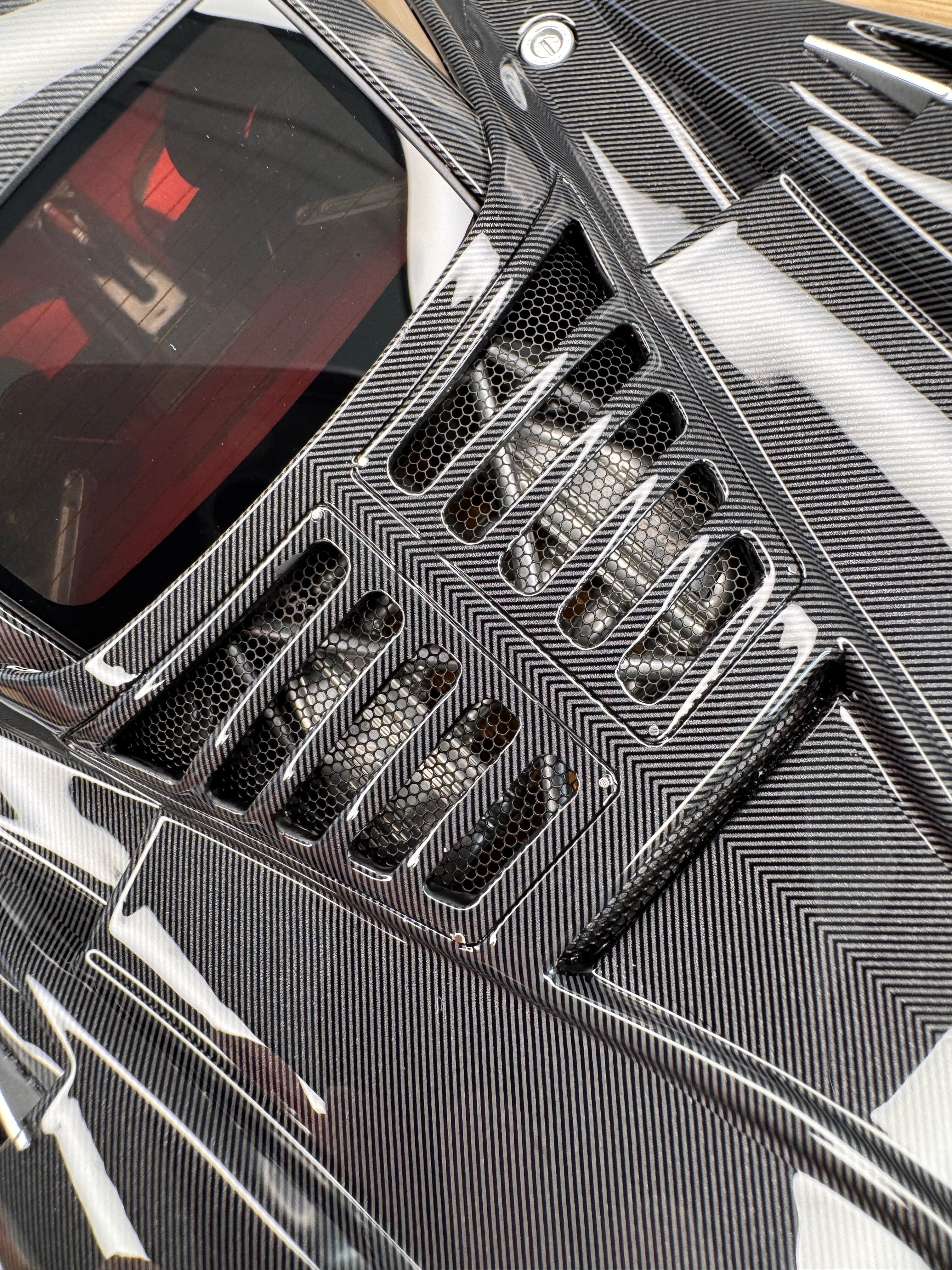 Pagani Zonda F hard top - Black Carbon - 1:18