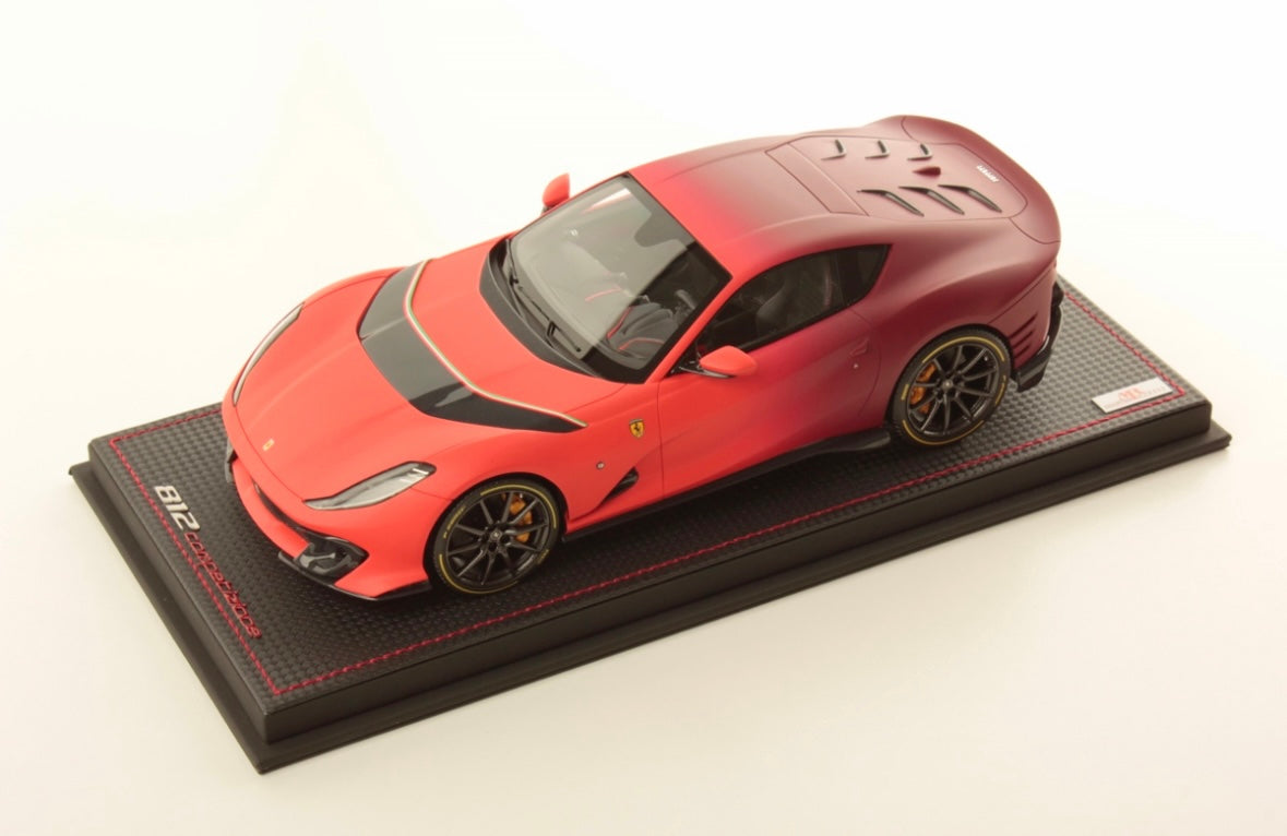 Ferrari 812 Competizione - Rosso F1 matte fading to Rosso GP1000 LE49 - 1:18