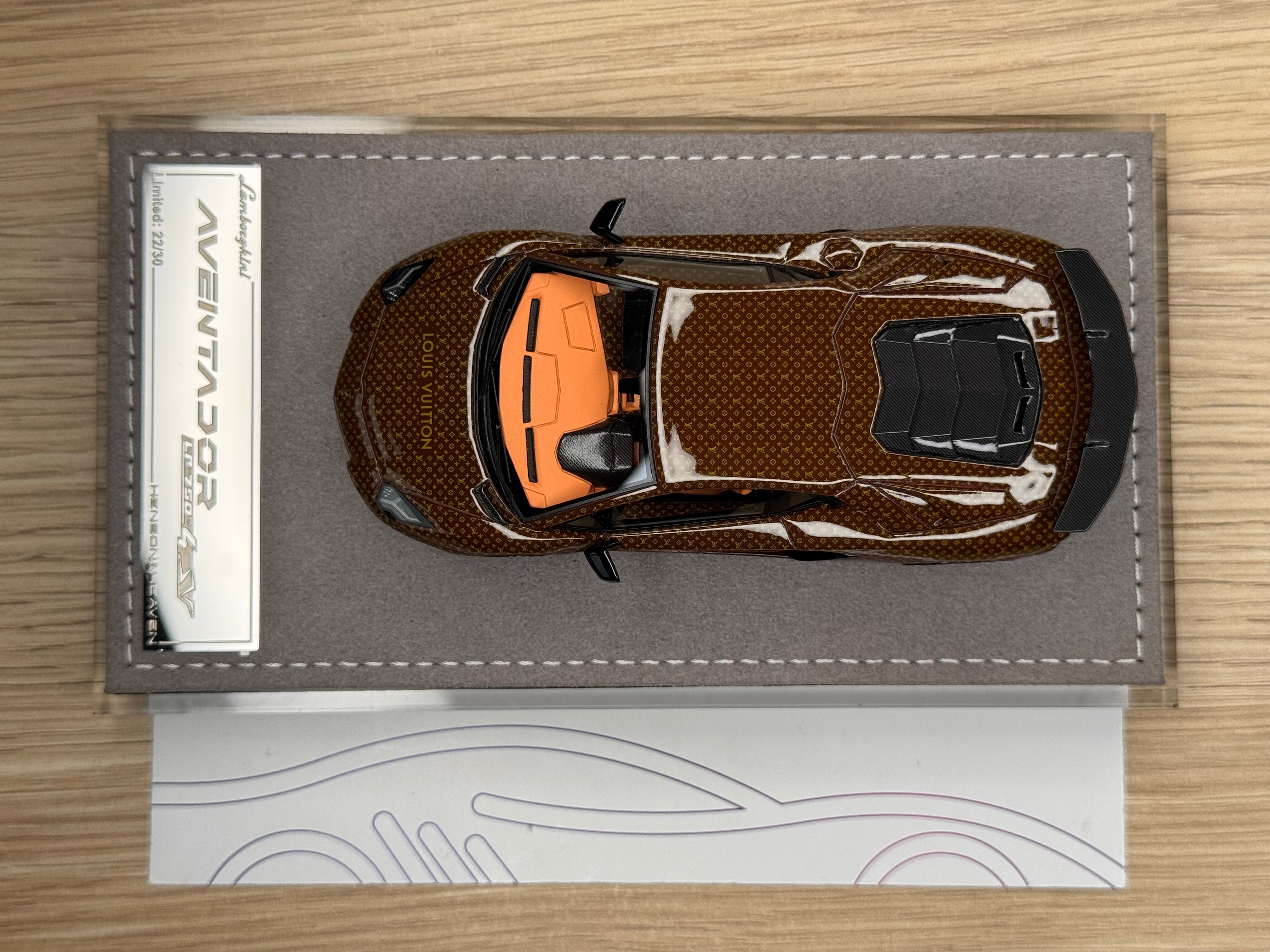 Lamborghini Aventador SV - Louis Vuitton pattern livery - 1:43