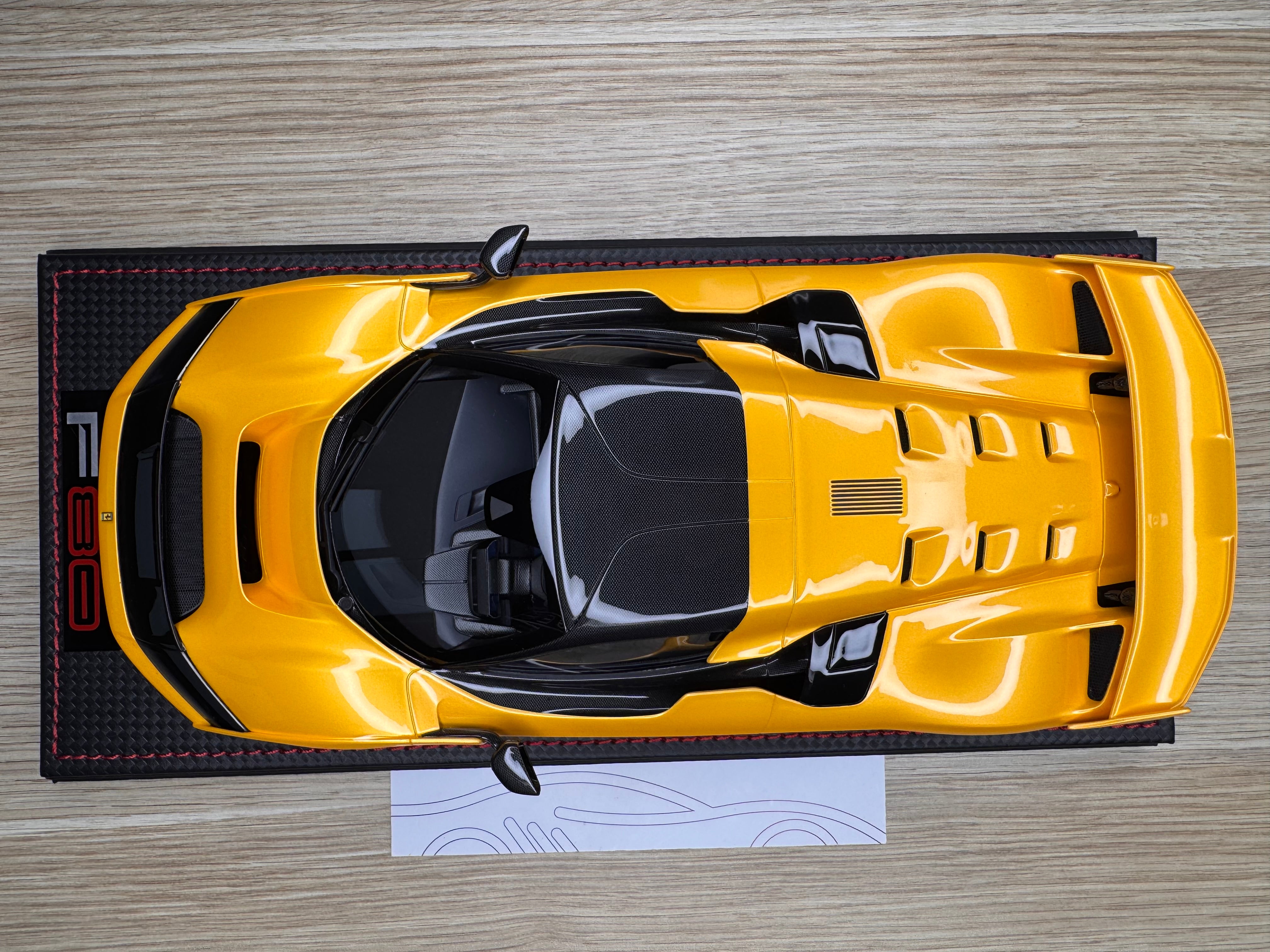 Ferrari F80 - Giallo Triplo Strato - 1:18