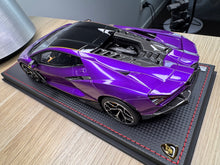 Load image into Gallery viewer, Lamborghini Revuelto - Viola Pasifae with yellow livery - 1:18
