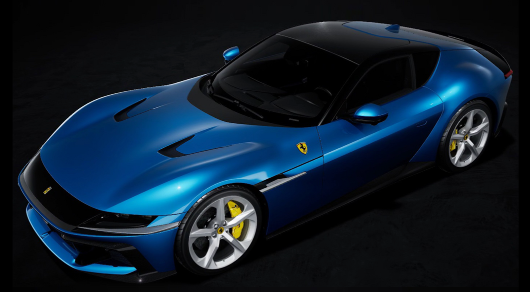 Ferrari 12 Cilindri - Blu Corsa - 1:18