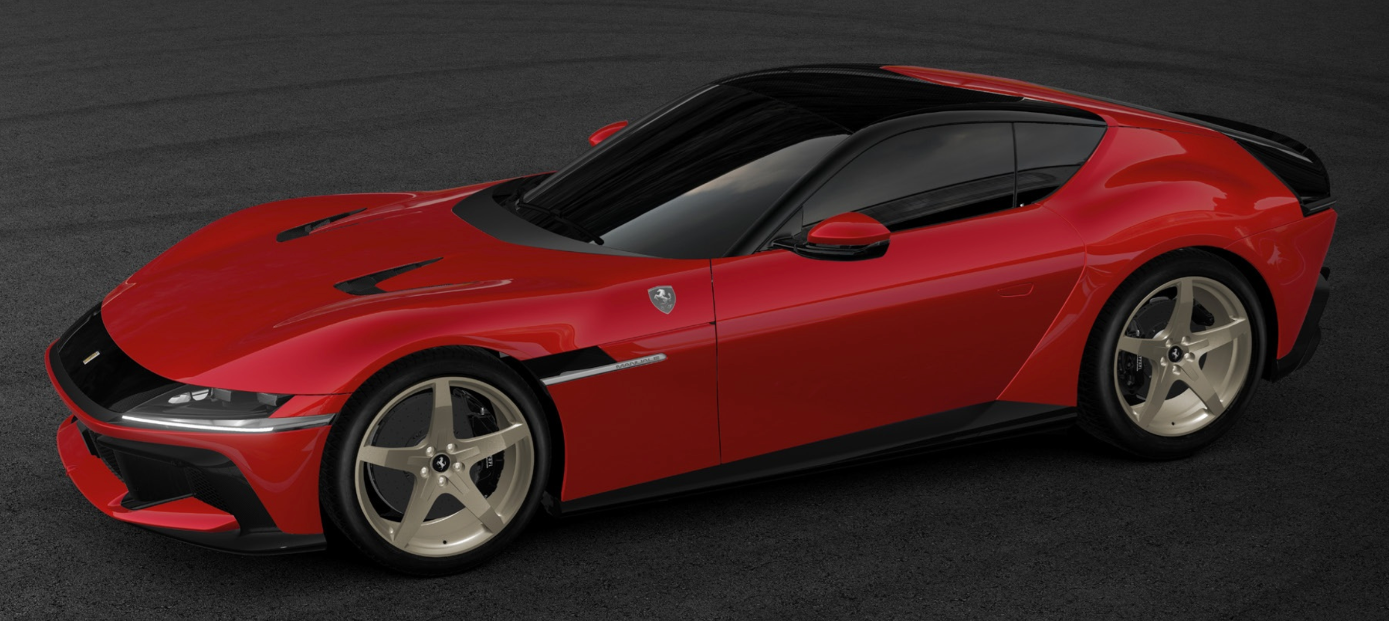 Ferrari 12 Cilindri Manuale - Rosso Corsa - 1:18