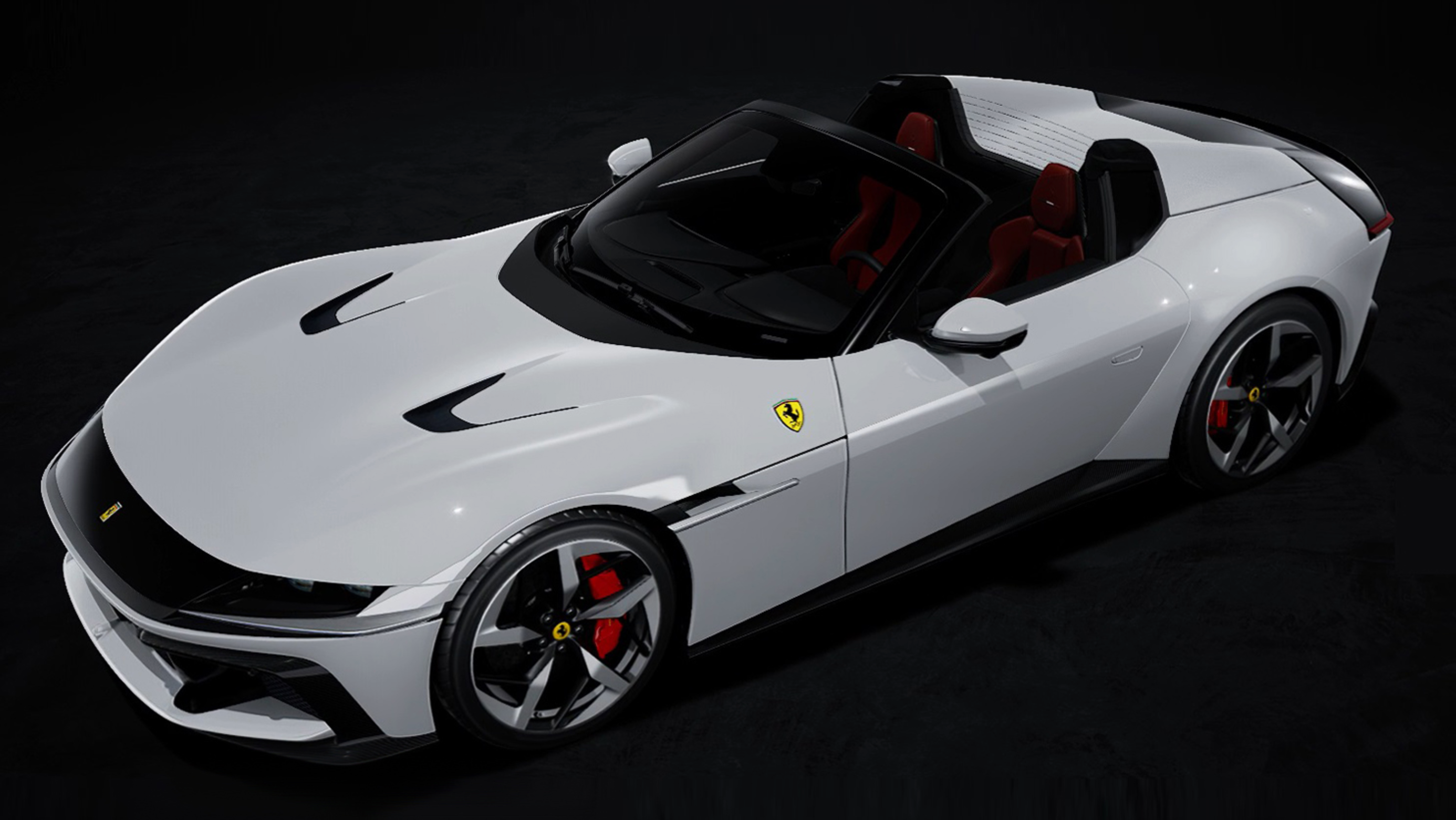 Ferrari 12 Cilindri Spider - Bianco Artico - 1:18