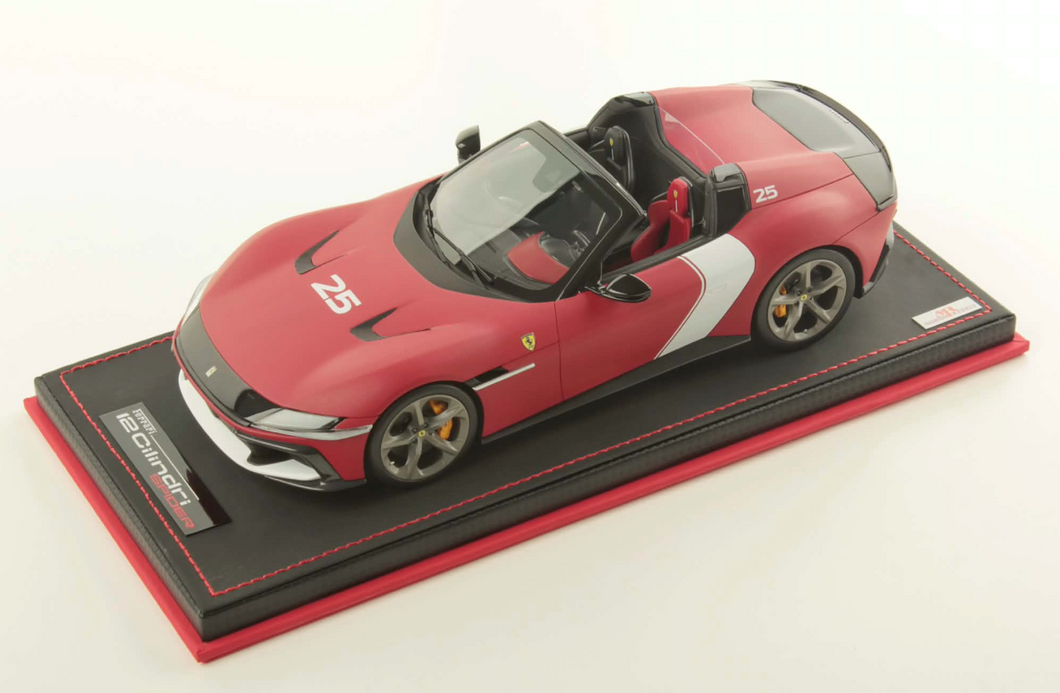 Ferrari 12 Cilindri Spider - Rosso Racing 2025 Matte LE99 - 1:18