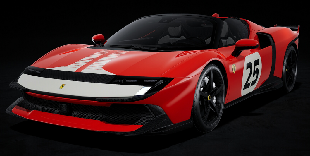 Ferrari 849 Testarossa Spider - Rosso Corsa Assetto Fiorano - 1:18