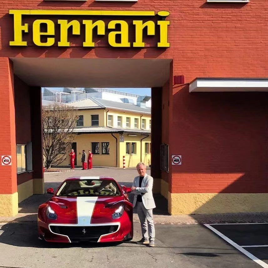 Ferrari F12tdf - Rosso Rubino Horacio Pagani personal car - 1:18