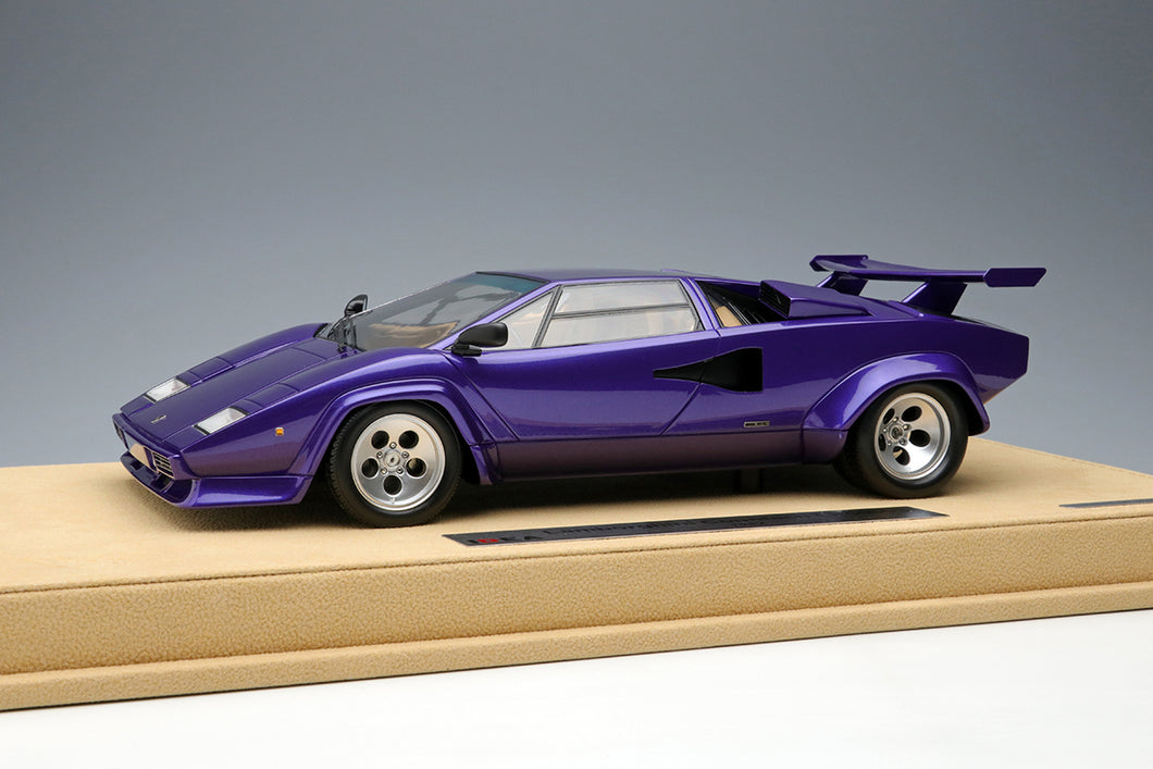 Lamborghini Countach LP5000S 1982 - metallic purple - 1:18