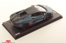 Load image into Gallery viewer, Lamborghini Revuelto - Blu Marinus with Livery Bianco Monocerus - Rosso Mut LE63 - 1:18
