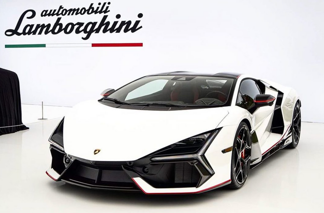 Lamborghini Revuelto - Bianco Siderale with Red Accents LE99 - 1:18