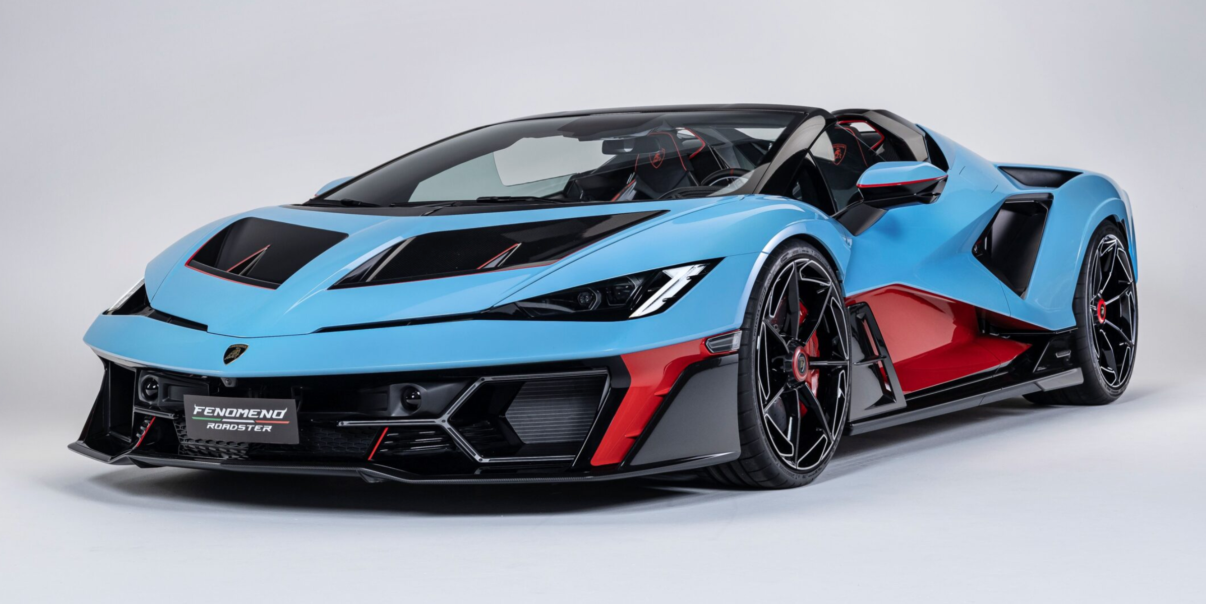 Lamborghini Fenomeno Roadster - Blu Cepheus / Rosso Mars - 1:18