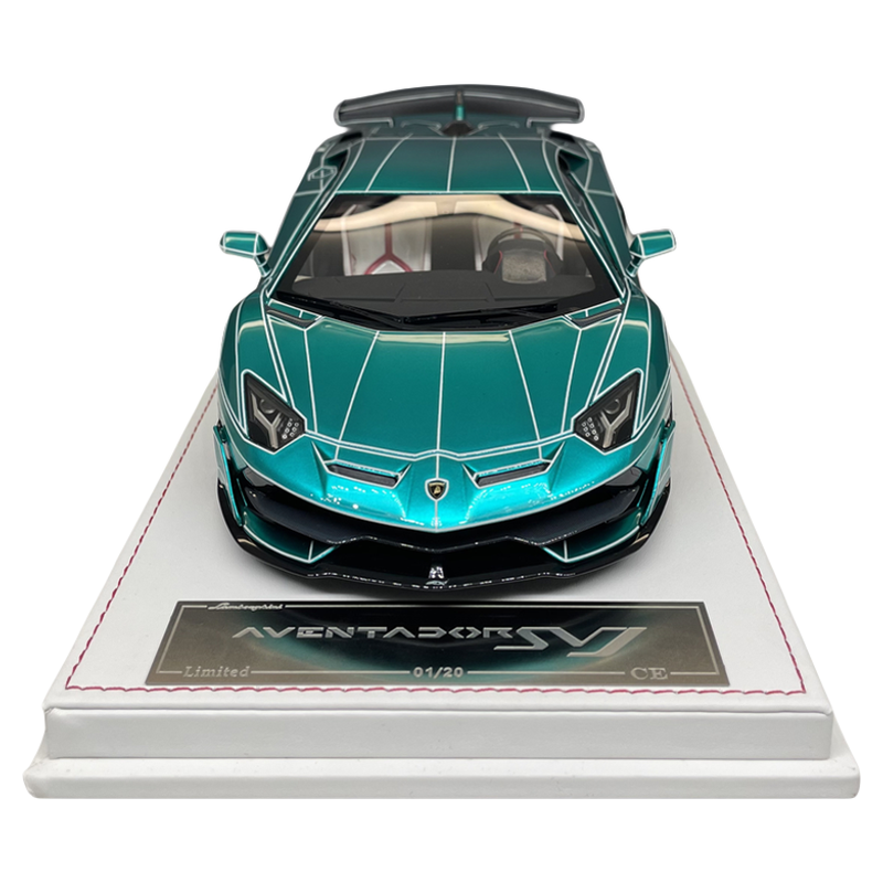 Lamborghini Aventador SVJ - Green Luminous - 1:18