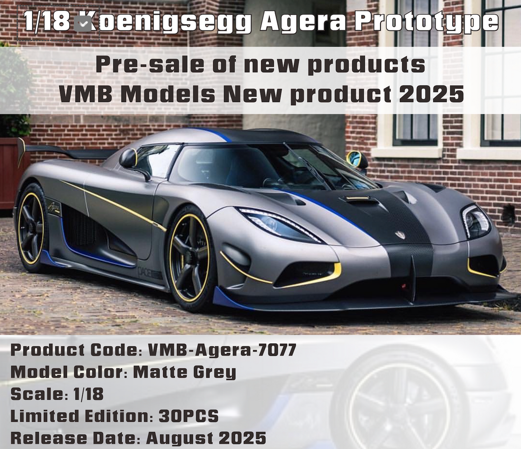 Koenigsegg Agera Prototype - 1:18