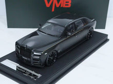 Load image into Gallery viewer, Rolls Royce Phantom VIII - matte black and glossy black - 1:18
